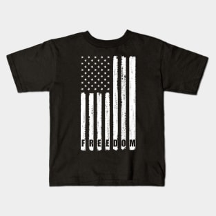 USA flag freedom Kids T-Shirt